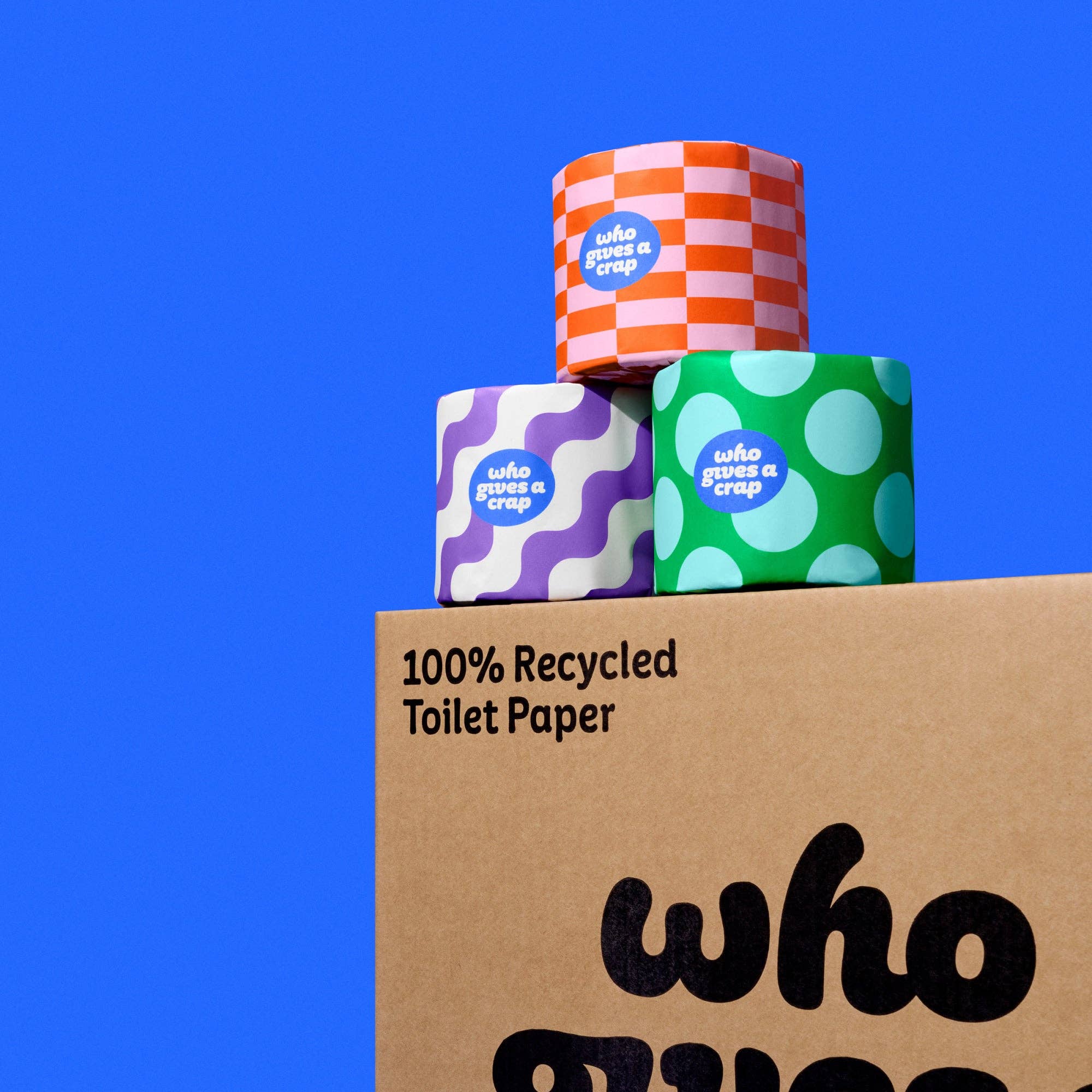 Who Gives a Crap 100% Recycled Toilet Paper