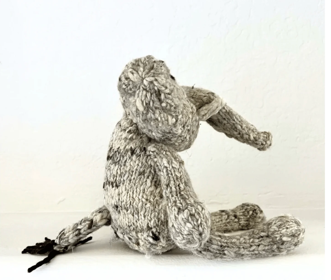 Baby kid Wool Knit Buddy Toy  | Elliott the Elephant