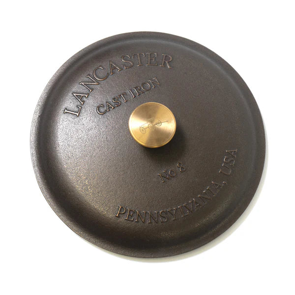 Lancaster No. 8 Cast Iron Lid,  Lid for 10.5" diameter skillet