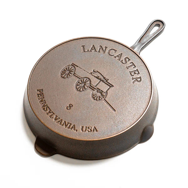 Lancaster No. 8 Cast Iron Skillet, 10 1/2" diameter