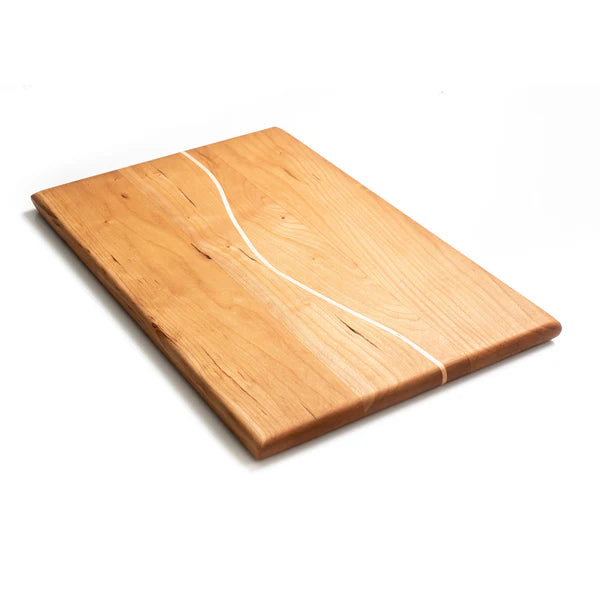 Lancaster Cast Iron Lancaster Cherry Wood 14" Wooden Cutting Board — view 2