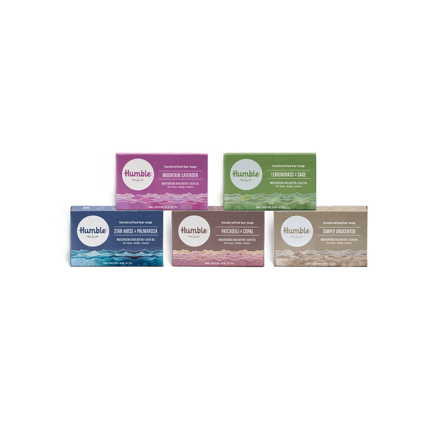 Humble Brands Mountain Lavender Travel Soap Bar