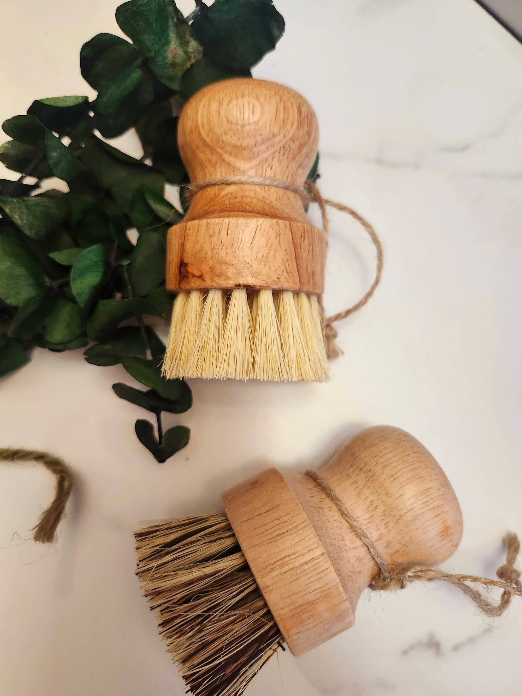 Biodegradable Bamboo Dish Scrub Brush 3"