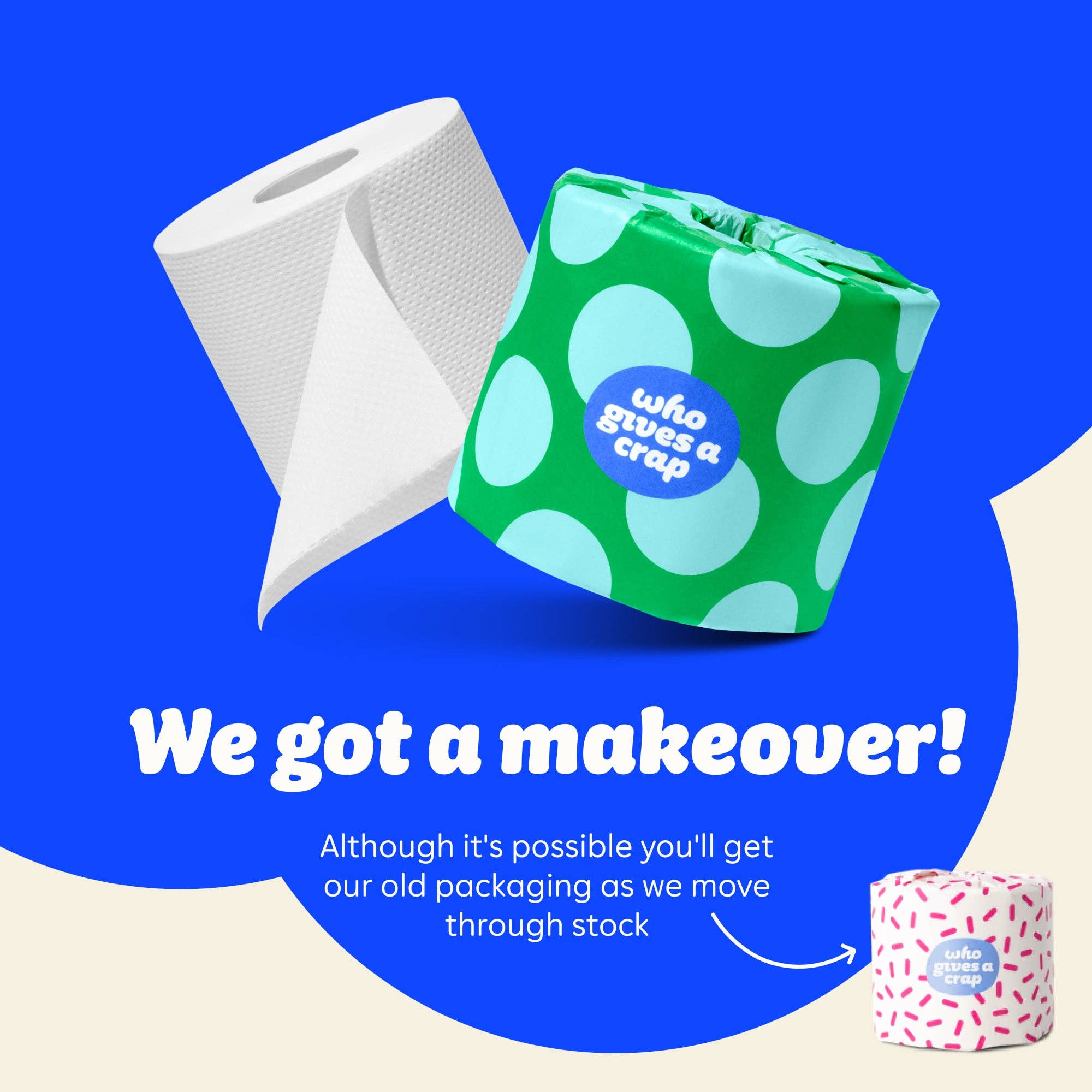 Who Gives a Crap 100% Recycled Toilet Paper