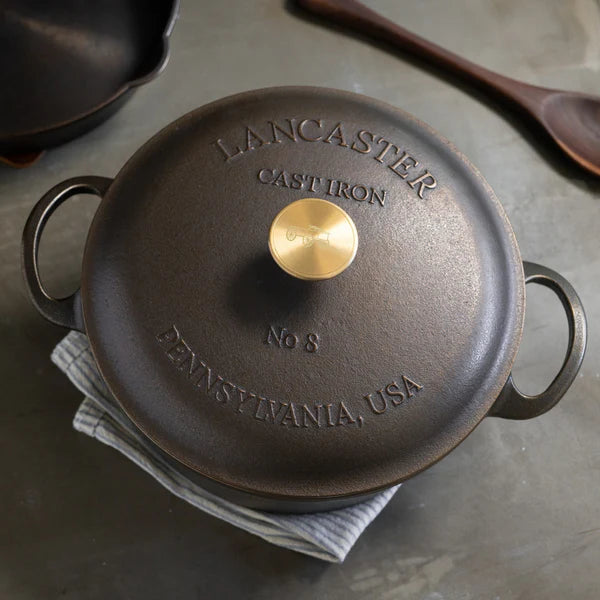 Lancaster No. 8 Cast Iron Lid,  Lid for 10.5" diameter skillet