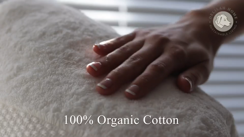 100% Organic Cotton Bath Towel- Twin Pack 30" x 54" towels
