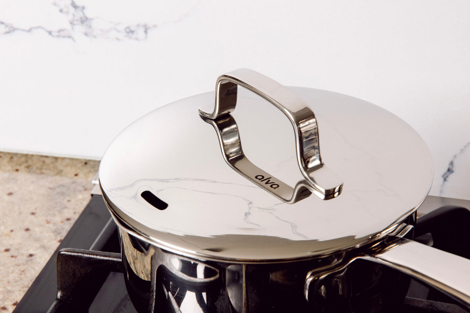 Alva Maestro Stainless Saucepan with Lid