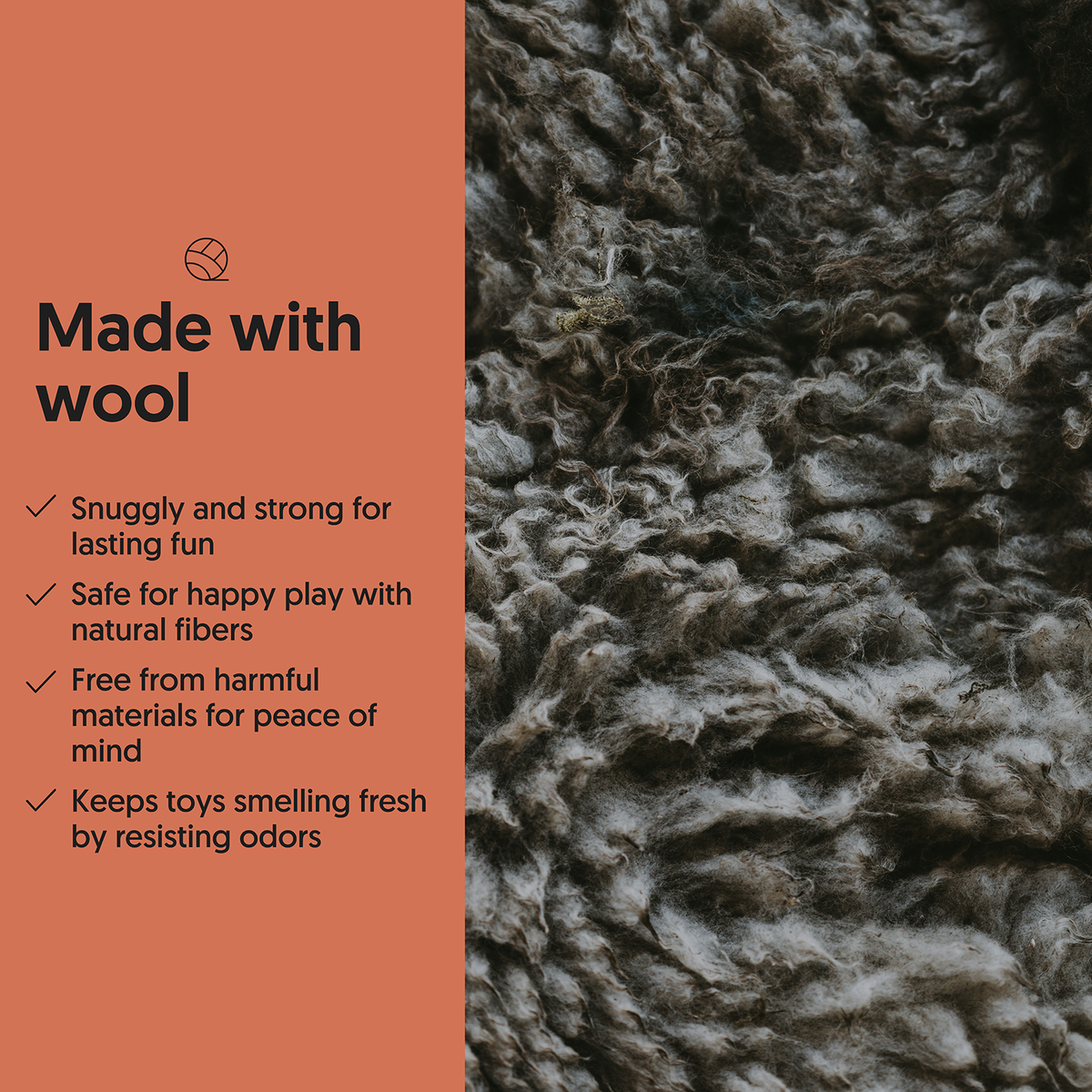 Honest Pet Products Handmade in USA Dog Tug Toy - Eco-Friendly Snake Dog Toy — view 7