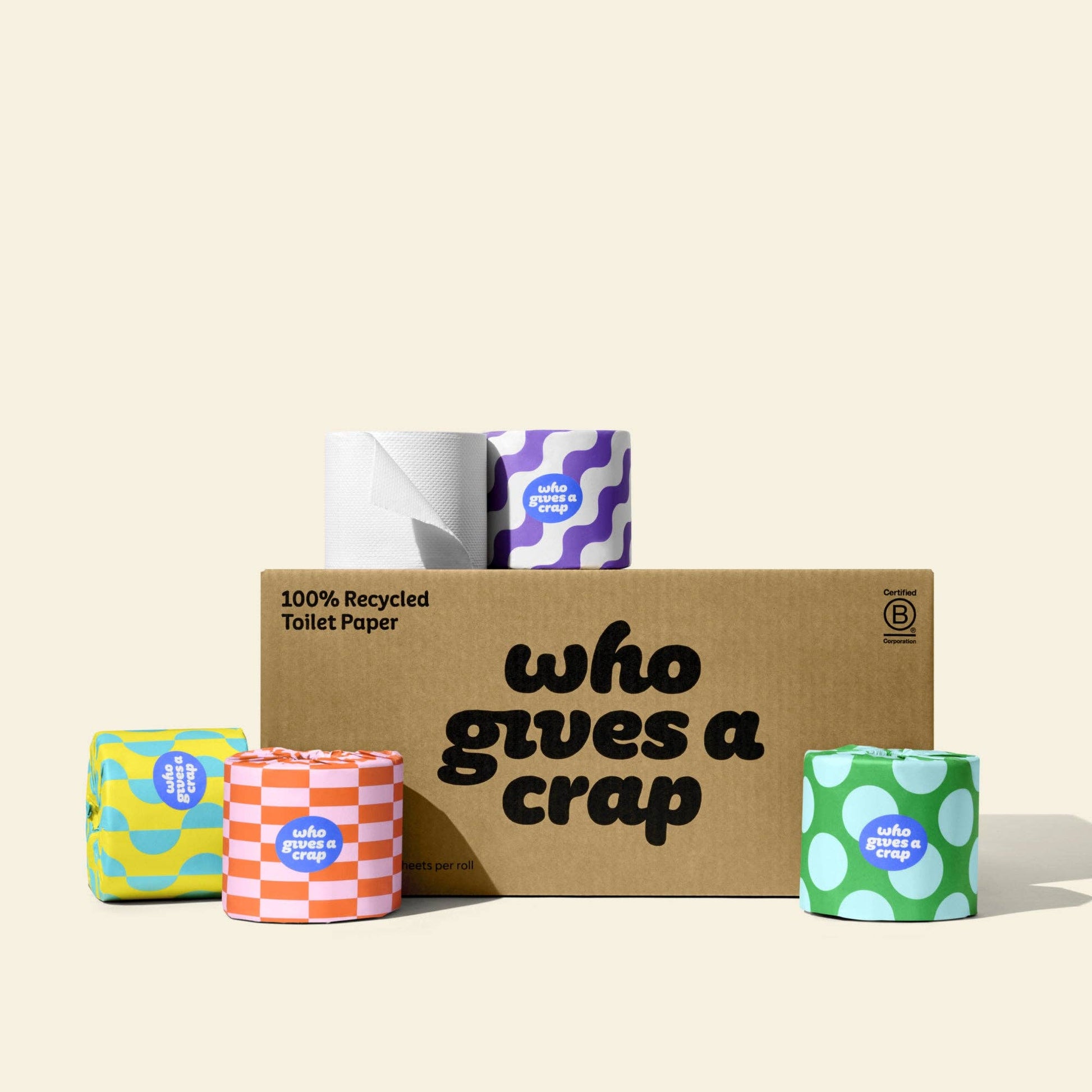 Who Gives a Crap 100% Recycled Toilet Paper — view 10