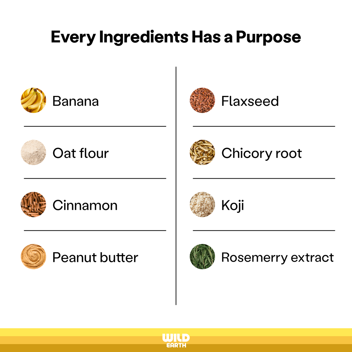 Wild Earth Superfood Dog Treats With Koji, Banana Cinnamon (5oz) — view 2