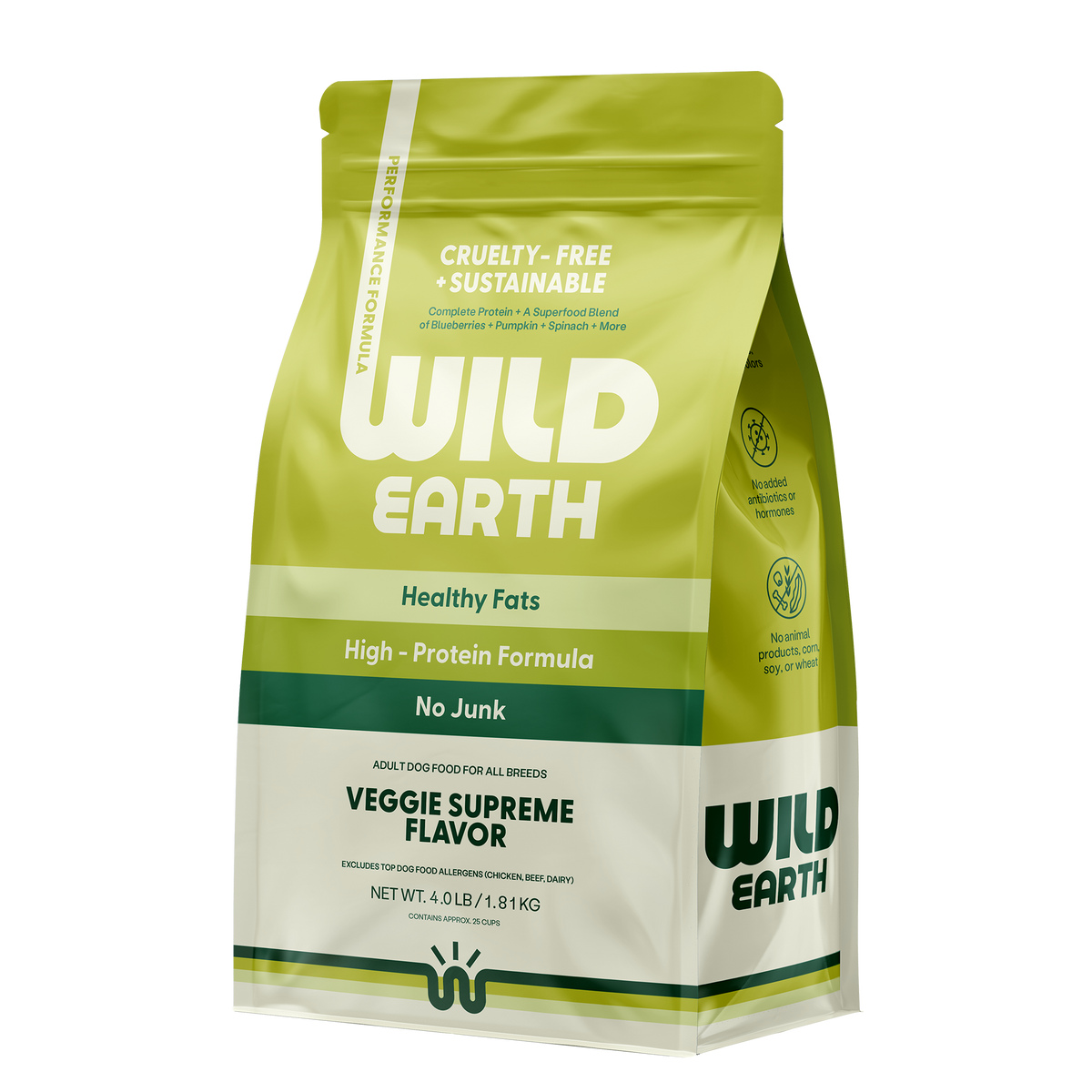 Wild Earth Performance Formula Dog Food, Veggie Supreme, 4lbs — view 8