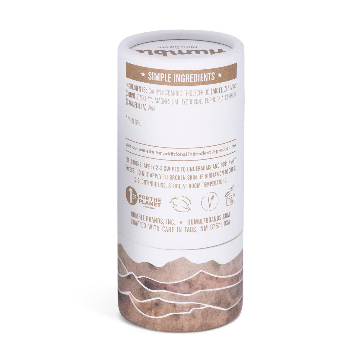 Humble Brands, Inc. Humble Brands Vegan & Sensitive Plastic Free Deodorant — view 11