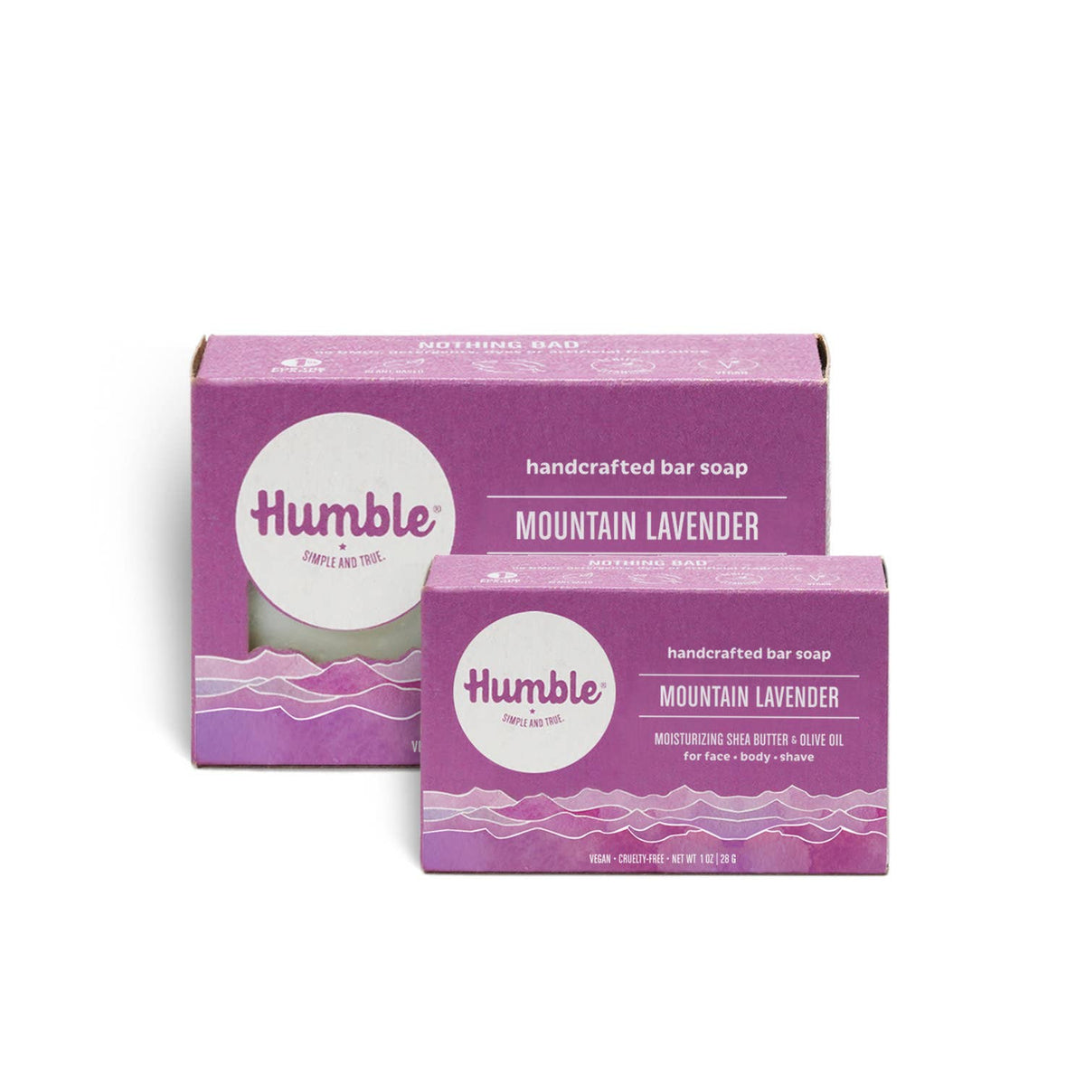 Humble Brands, Inc. Humble Brands Mountain Lavender Travel Soap Bar — view 3