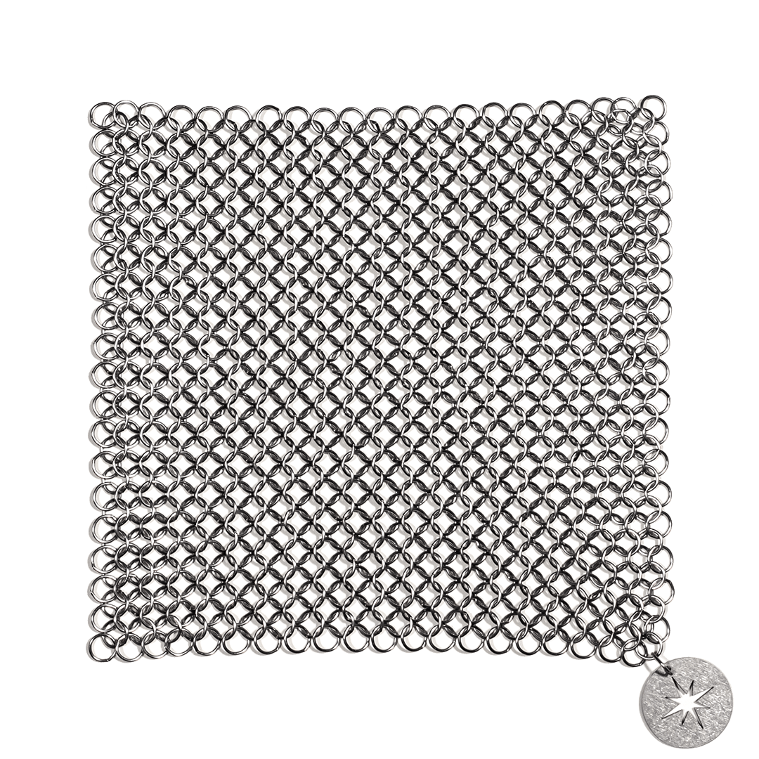 Stargazer Cast Iron Chain Mail Scrubber