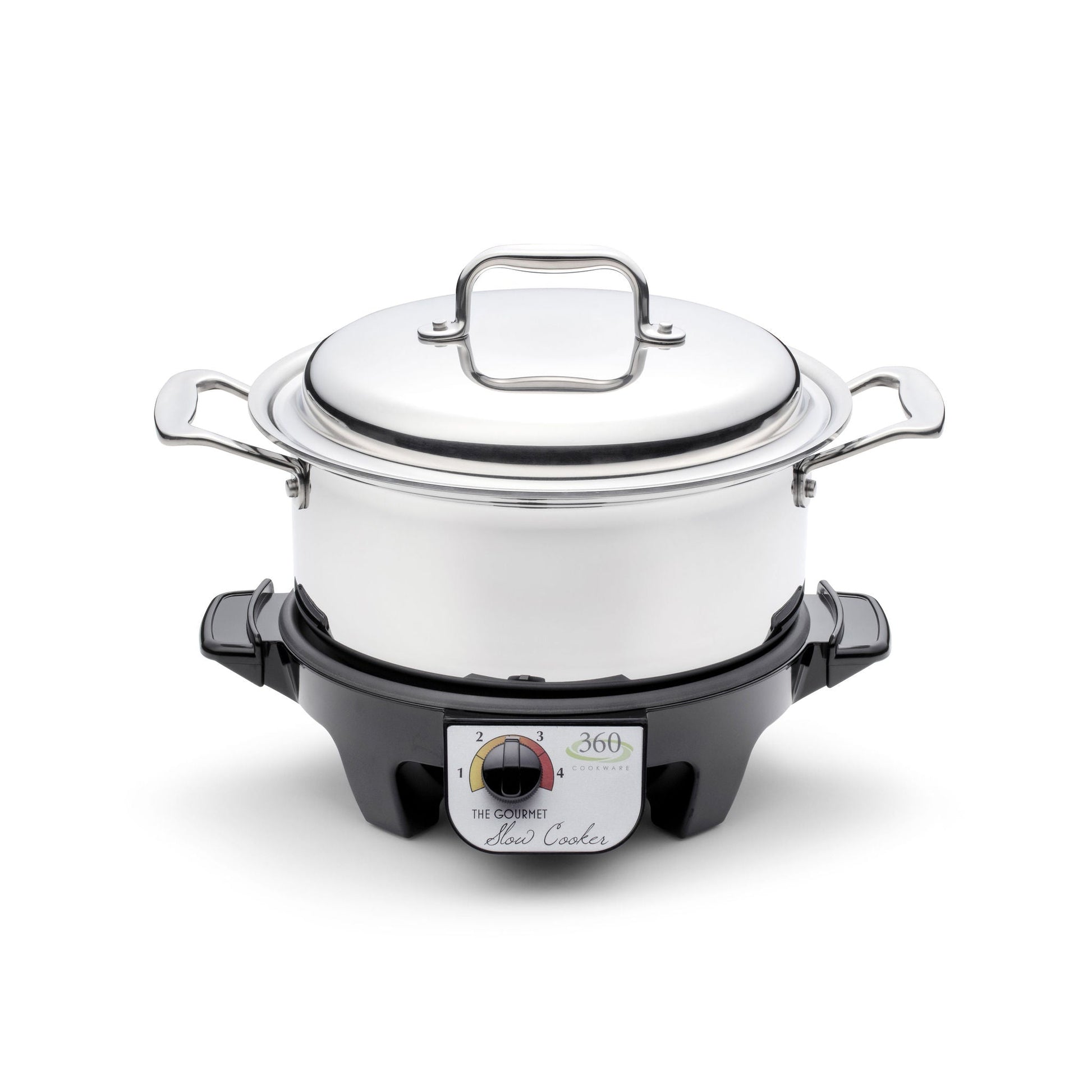 360 Cookware 4 Quart Slow Cooker Set by 360