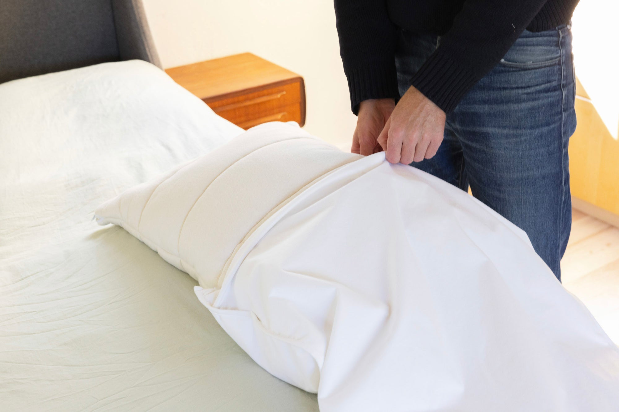 Essential Organic Cotton Pillow Protector