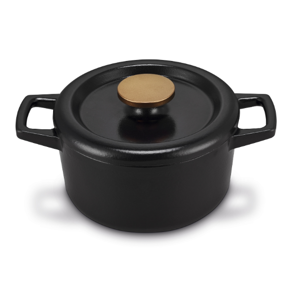 Alva Nori Cast Iron Cocotte with Steamer