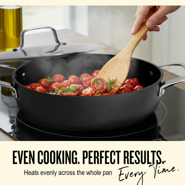 Alva Maestro 3.5 Qt. Nonstick Sauté Pan with Lid