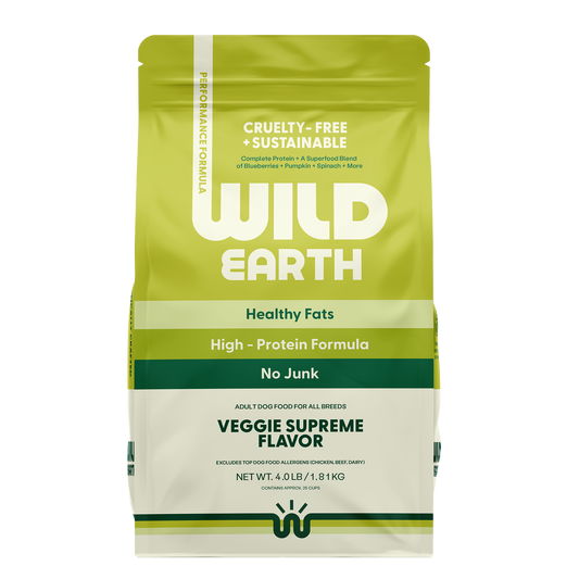 Wild Earth Performance Formula Dog Food, Veggie Supreme, 4lbs
