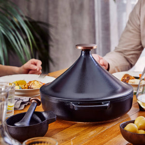 Alva Cookware Alva Nori Authentic Cast Iron Moroccan Tagine — view 2