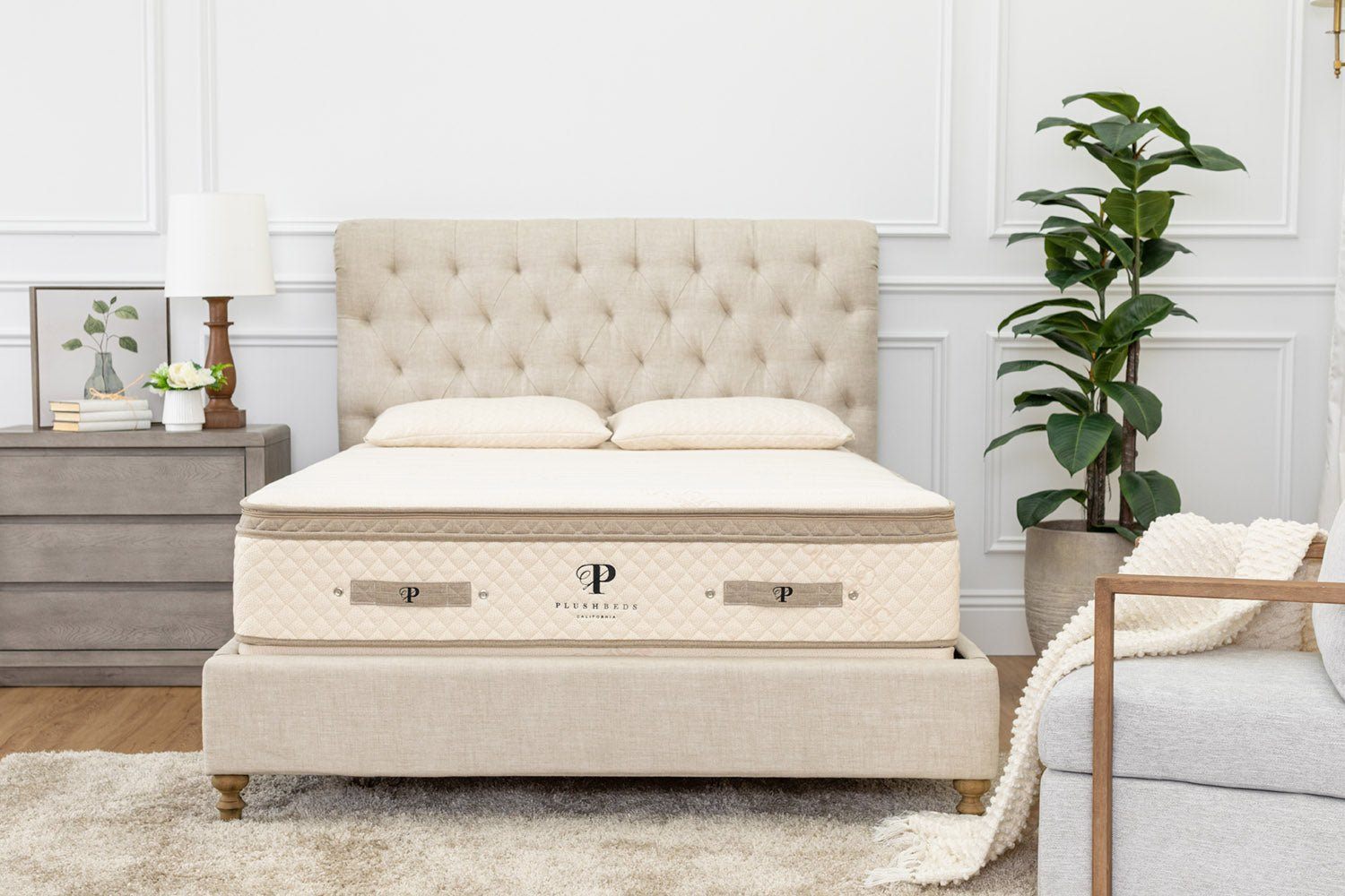 PlushBeds The Luxury Bliss Hybrid Latex Mattress