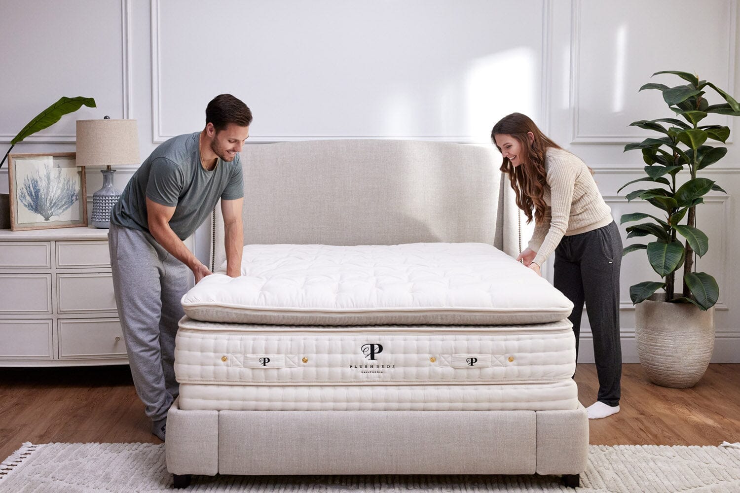 PlushBeds The Organic Bliss Pillowtop Organic Mattress